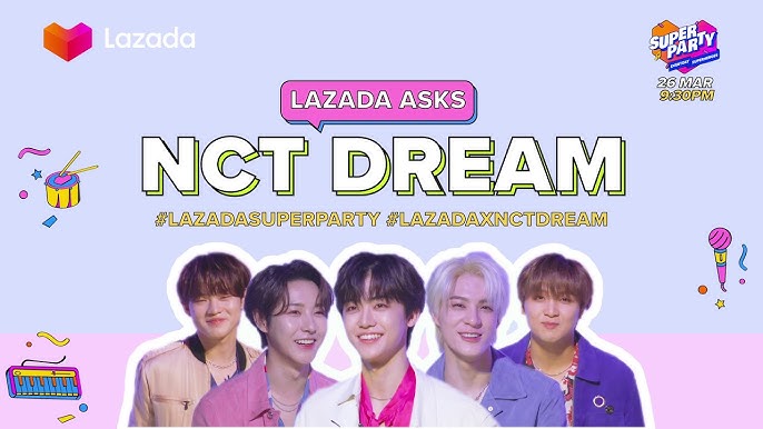 Lazada Super Party X Nct Dream Full Interview Youtube