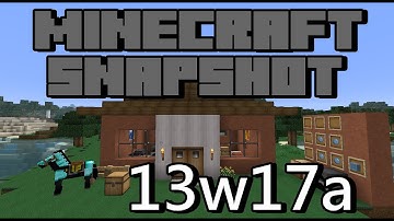 ★ Minecraft Snapshot 13w17a  NAME TAG | HARDENED CLAY | SOCIAL ZOMBIES 1.5.2