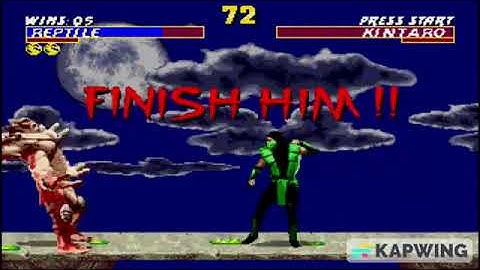 UMK Trilogy UMK3 Reptile Vs Kintaro