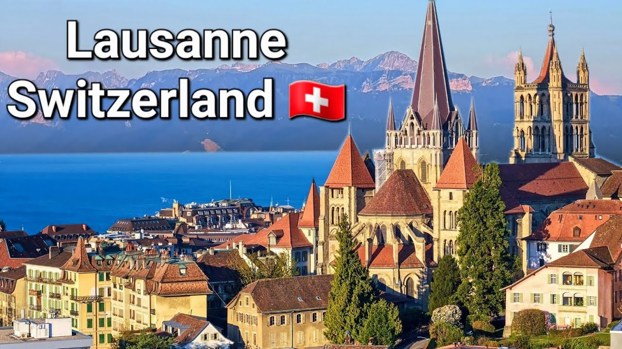 Lausanne Switzerland 🇨🇭 Walking Tour | A Beautiful City on Lake Geneva