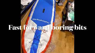 Uenjoy SUP Paddle Board short home review pt1