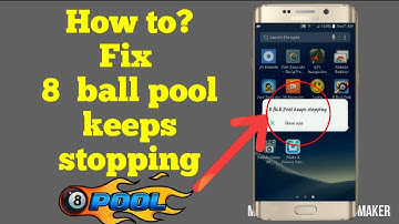 HOW TO? Fix 8 Ball Pool Keeps Stopping in one minutes |on any android phone|