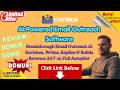Outrich App Review - Walkthrough Demo AI Powered Email Outreach by Cyril Gupta - Outrich Bonus
