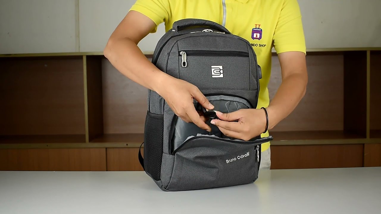 Bruno Cavall Tas Ransel Laptop Waterproof 5009 Tas Punggung Kasual Up to 17inch