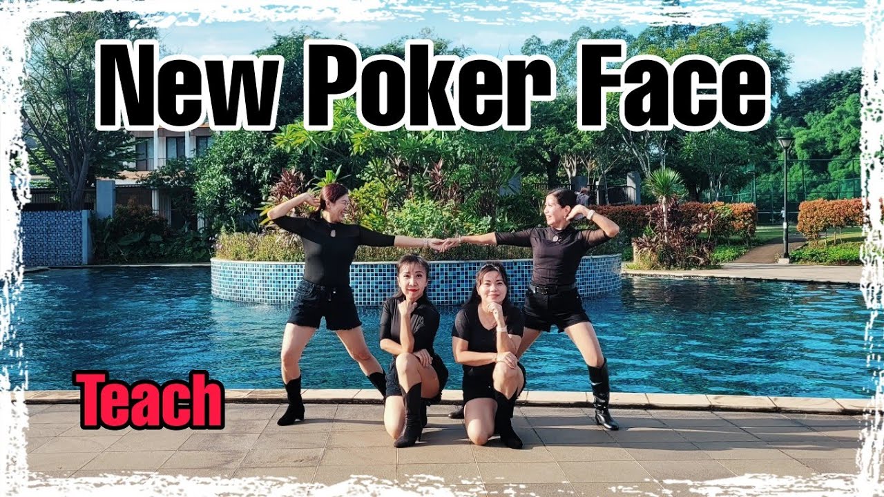 😎NEW POKER FACE Line Dance (Teach) YouTube
