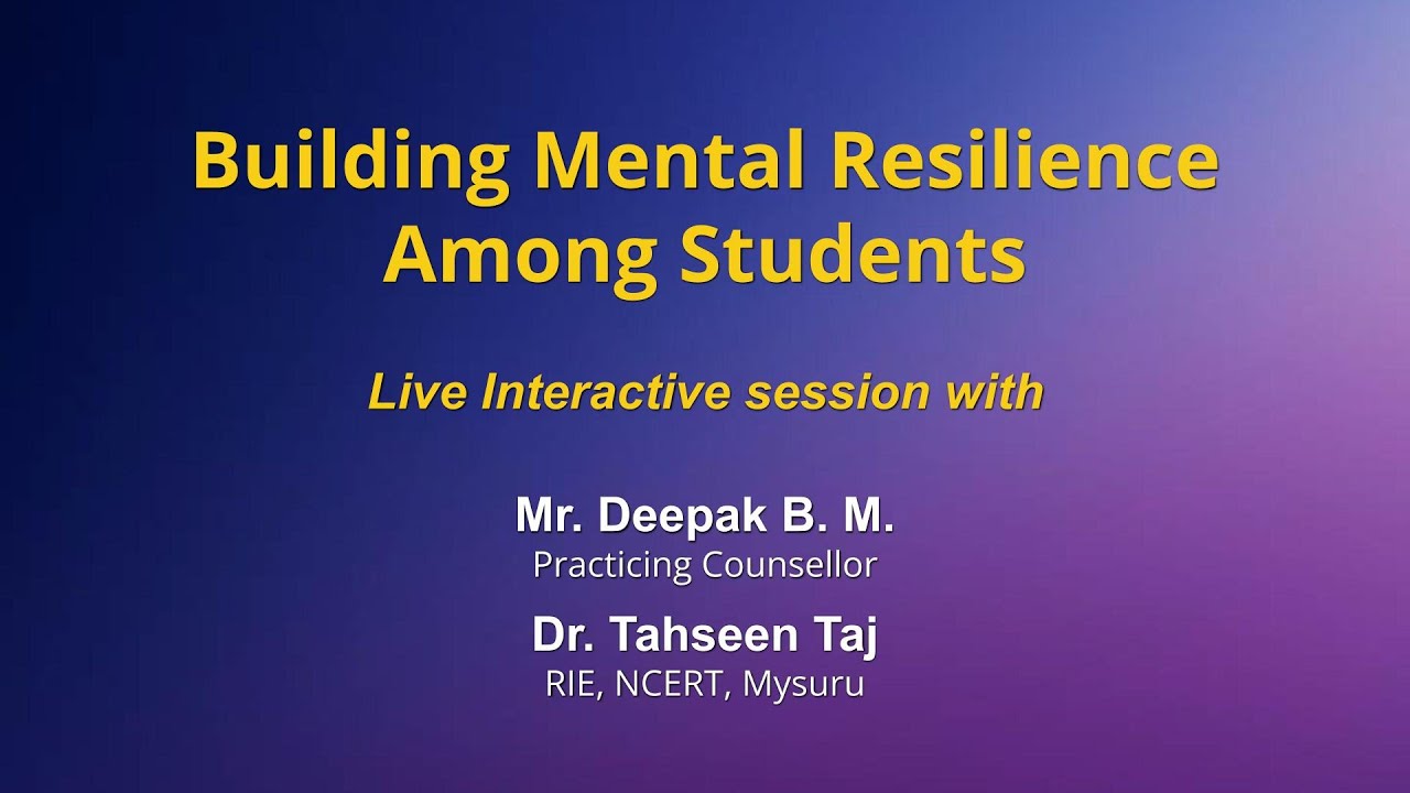 Sahyog: Building Mental Resilience among Students. - YouTube