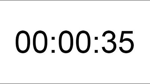 35 Second Countdown Timer (Thirty five seconds)