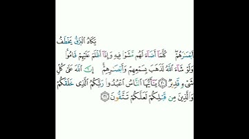 2 - سورة البقرة (٢٠-٢١) - مشاري بن راشد العفاسي