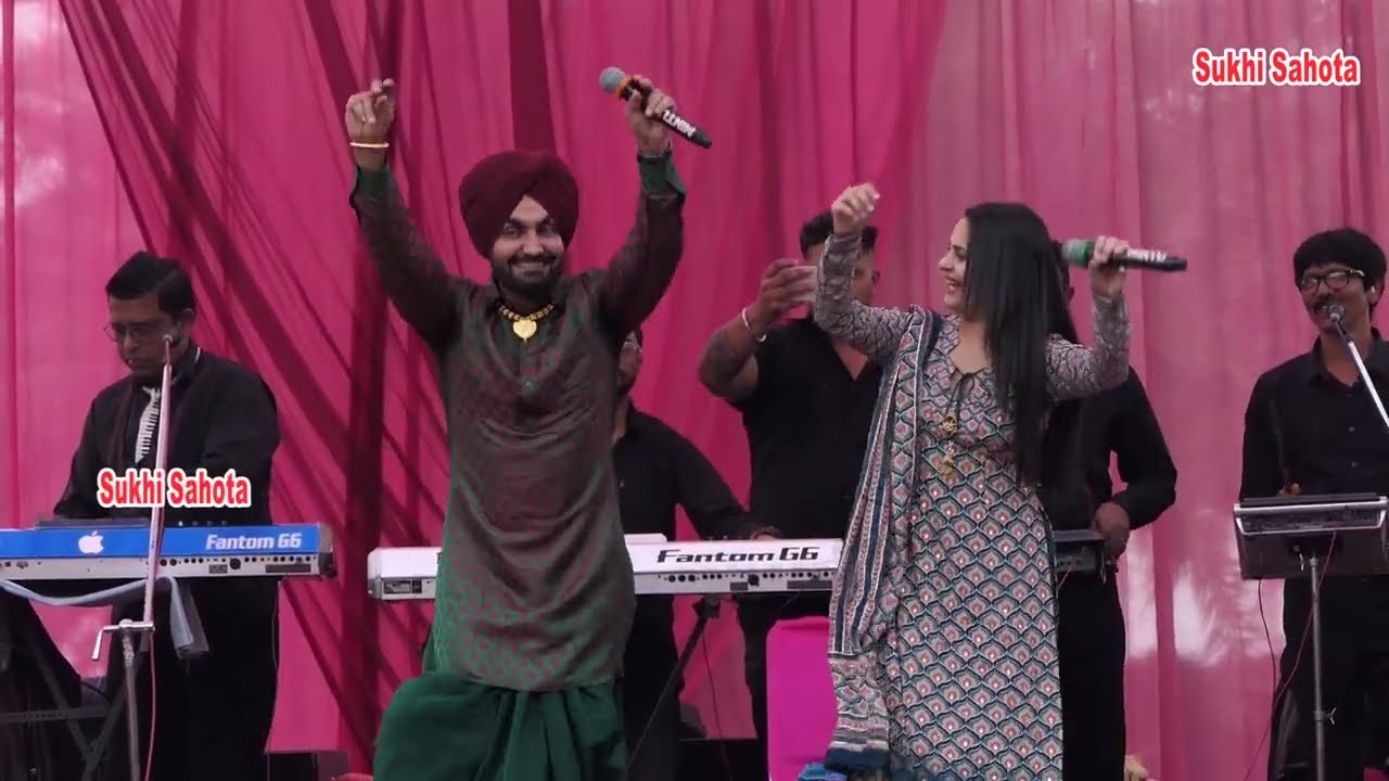 Ravinder Gareval &Simrat kaur LIVE Show Part-5 (sukhisahota1754)