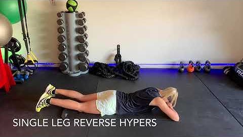 Single Leg Reverse Hyperextension