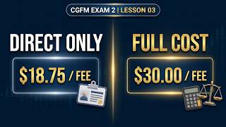 CGFM Exam 2 Lesson 3: Managerial Cost Accounting & User-Fee Calculations