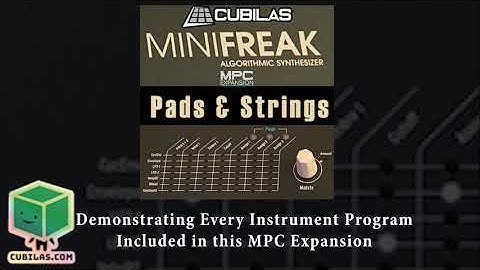Arturia MiniFreak Pads & Strings MPC Expansion from Cubilas.com
