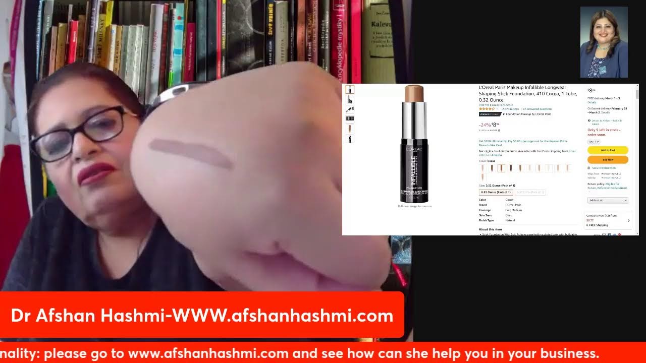 Review of Loreal Paris shaping stick- by Dr Afshan Hashmi