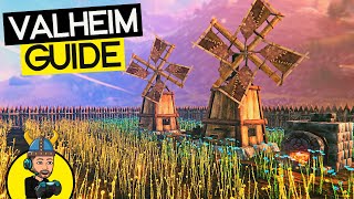 BARLEY + FLAX FARM! The Valheim Guide Ep 17  [Valheim Let's Play]