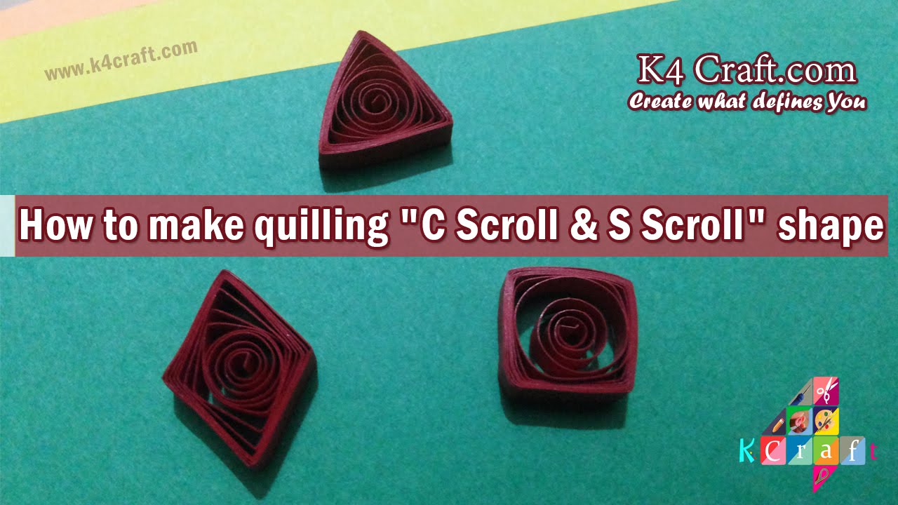 Learn How to make quilling 