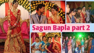 SAGUN BAPLA PART 2 // SANTHALI RECEPTION // SANTALI WEDDING SUMAN WEDS JAYDEB