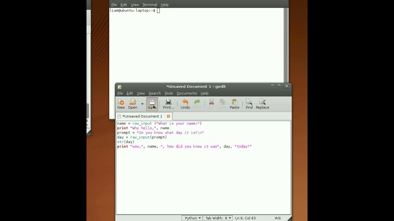 My first Python Program - YouTube