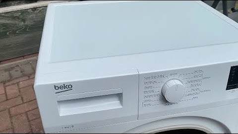 Beko Condenser Dryer Empty Water  Light On  Fixed