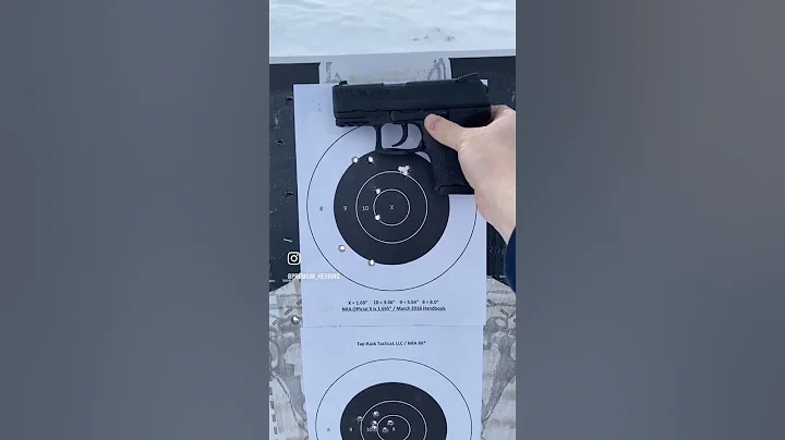 Hk P30SK LEM - Results from 25 Yards
