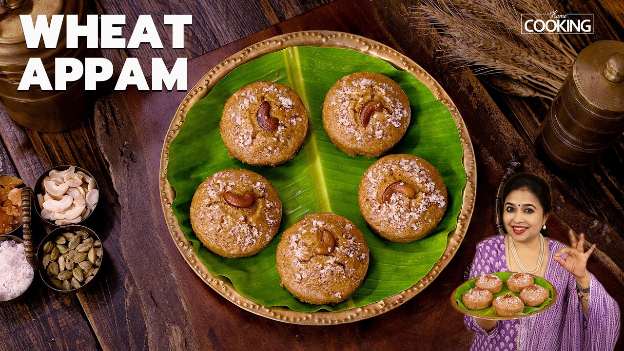 Рецепт пшеничного аппама | Здоровый перекус для детей | Легкий завтрак / Идеи перекусов без чувст...