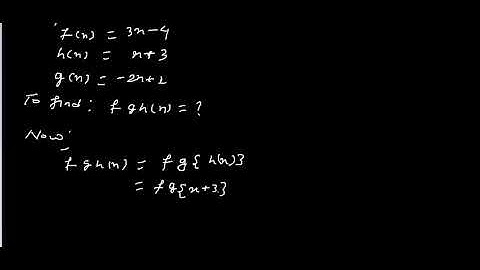 Grade 10, Optional Mathematics for Nepali Students - #28 Composite Function Exercise