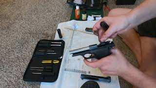 basic pistol maintenance featuring H&K P7 PSP