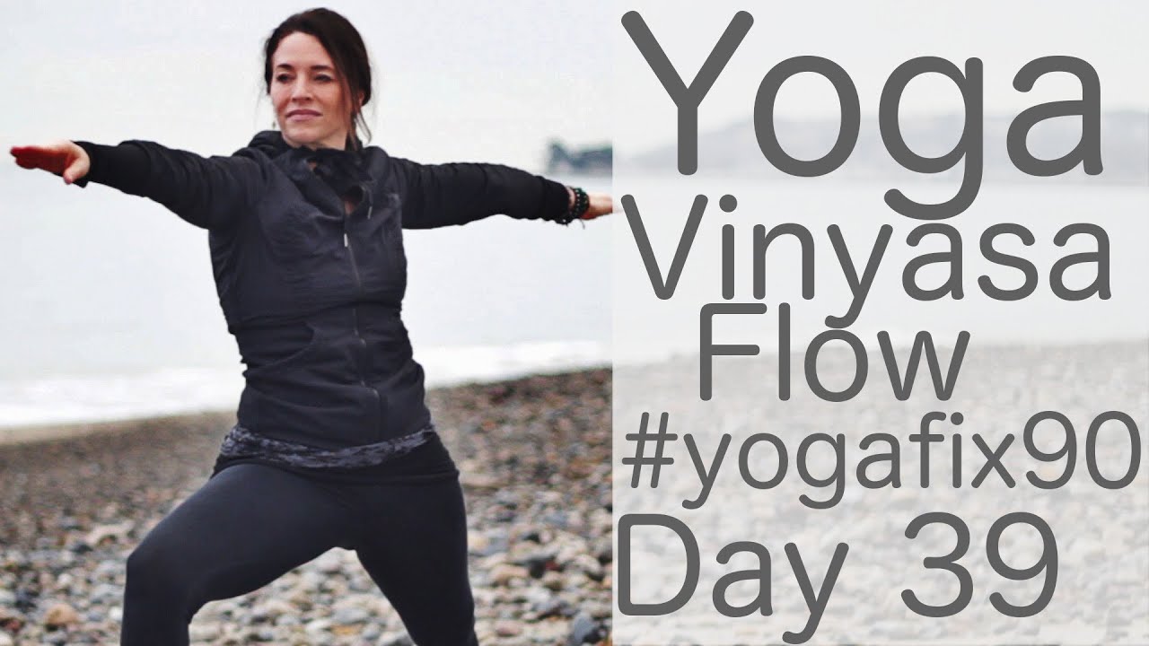 ⁣30 Minute Total Body Yoga Workout (Glowing Vinyasa Flow) Day 39 Yoga Fix 90