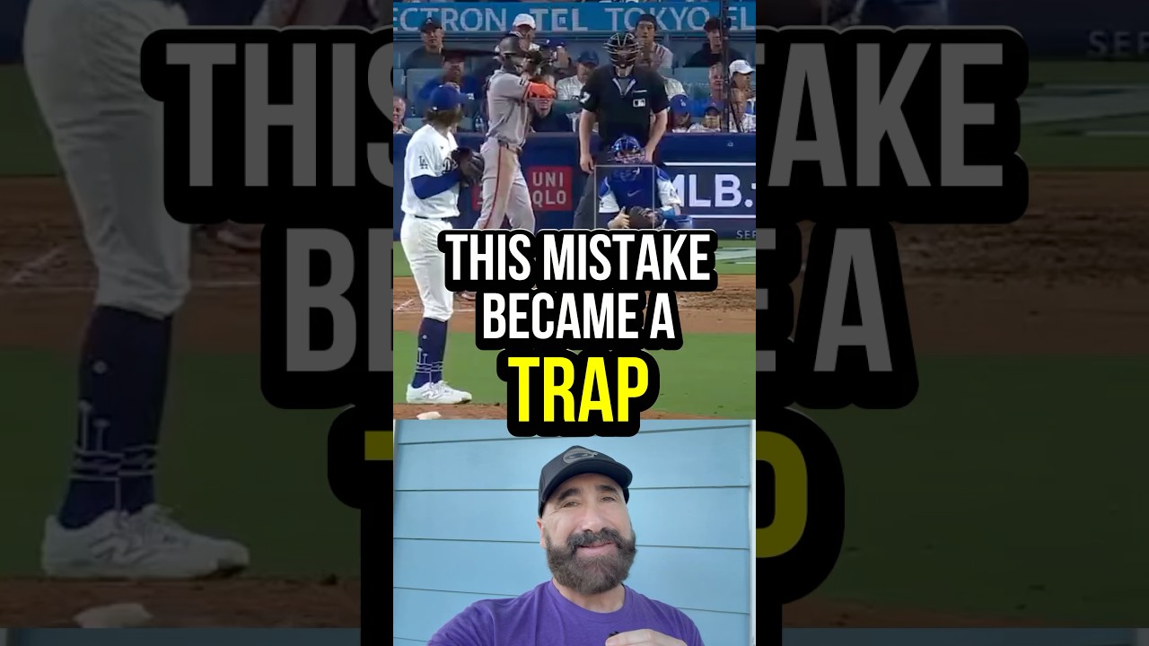 Glasnow set a TRAP 😳