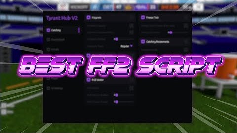 BEST ROBLOX FF2 FOOTBALL FUSION SCRIPT - Mag, Auto Catch, QB Aimbot
