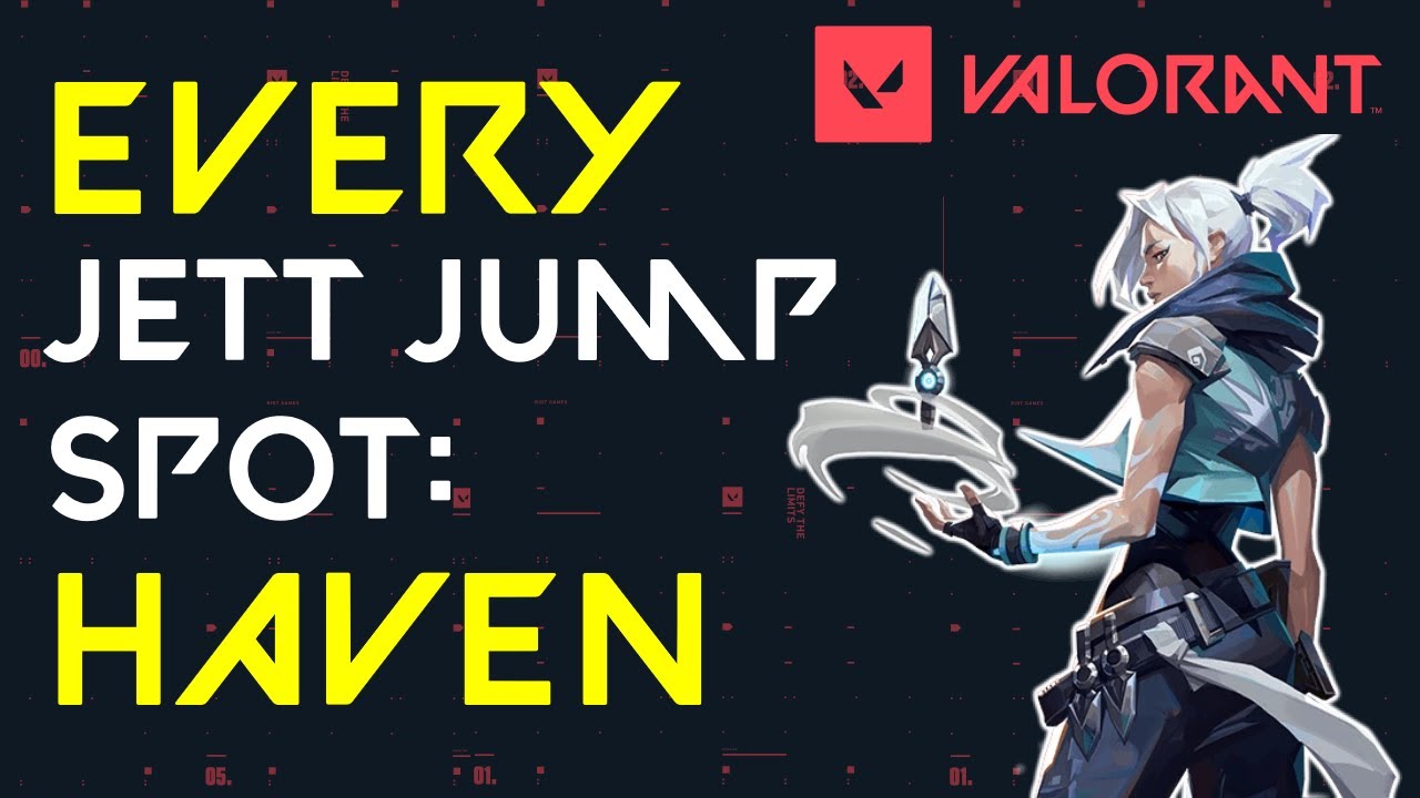 Every Jett Jump And Glide Spot On Haven (Timestamps) | Valorant