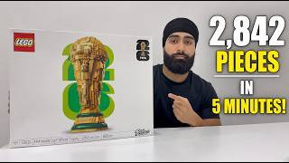2,842 Pieces in 5 MINUTES | LEGO FIFA World Cup BUILD
