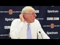 Syracuse basketball coach boeheims georgia tech postgame press conference