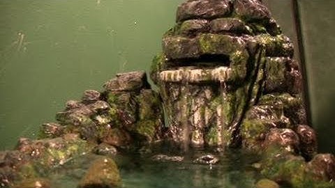 How to make a waterfall (rainforest theme)