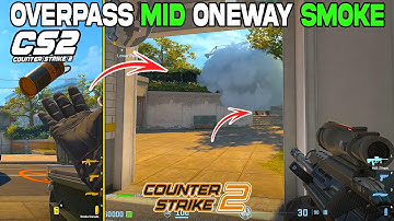You Must Know This Oneway SMOKE in CS2 Overpass