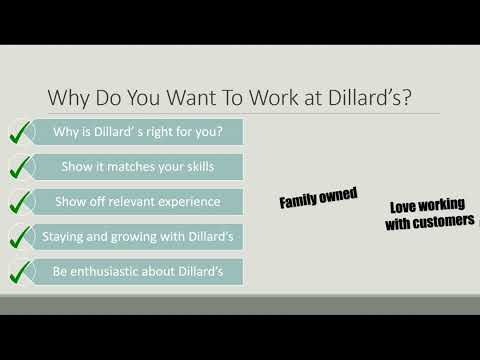 Dillards Careers