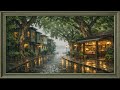Rainy Pavement &amp; Soft Lights | Cozy Urban Evening in 4K