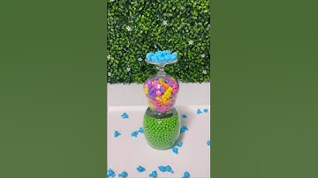 ♥️⭕️ Time Rewinds As Beads Playfully Jump ASMR Oddly Satisfying (Reverse)