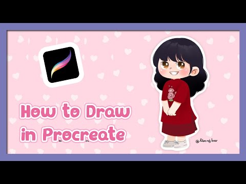 Video Hướng dẫn vẽ chibi bé mặc áo dài đỏ với Procreate |... - youtube