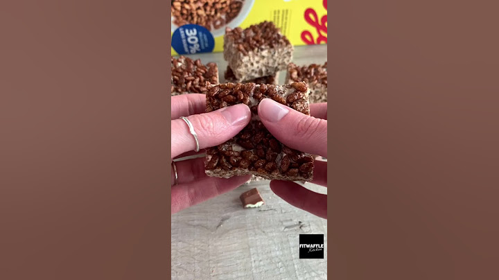 Coco Pops Marshmallow Treats! recipe tutorial #shorts