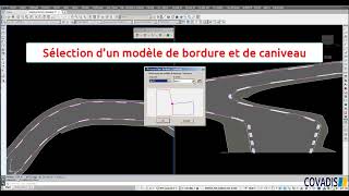 COVADIS 17 Utilisation de l'Objet Bordure dans un aménagement de voirie