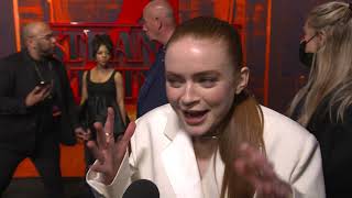 Stranger Things Season 4 New York World Premiere - itw Sadie Sink (Official video)