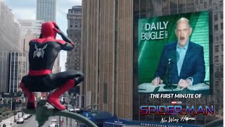The First Minute Of Spider-Man: No Way Home (Official Opening Scene) [HD]