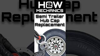 How to Replace a Semi Trailer Hub Cap! #semi #truck