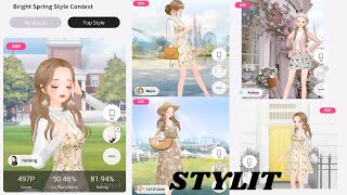 STYLIT - Dress up & Styling Game: Bright Spring Style Contest! Dress up game for Girls! screenshot 1