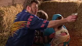 Baby Mo in Barn Anointed in Liquor