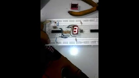 Contador 0 a 9 PIC 16F84A