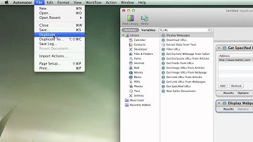 Mac Madness Monday - Make WebApps for Mac using Automator