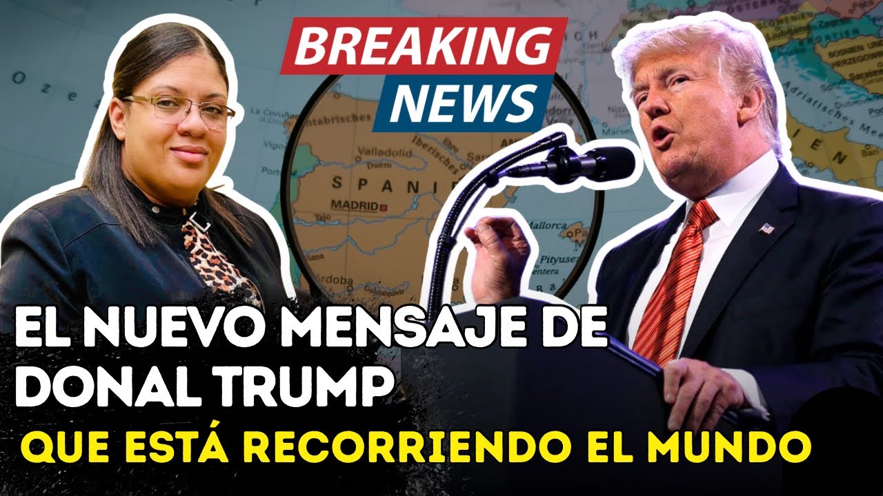 🚨DE ÚLTIMO MINUTO!! El mensaje del presidente de EEUU Donal Trump que está recorriendo el mundo