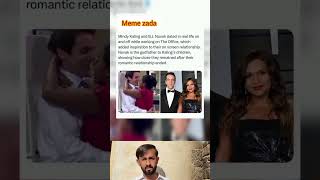 Mindy Kaling and B.J. Novak dated in real life on and off while working on The Office, which