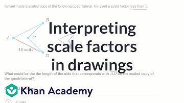 Interpreting scale factors in drawings | Geometry | 7th grade | Khan Academy